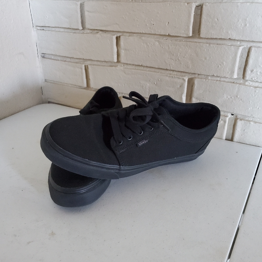 Men's all black Vans